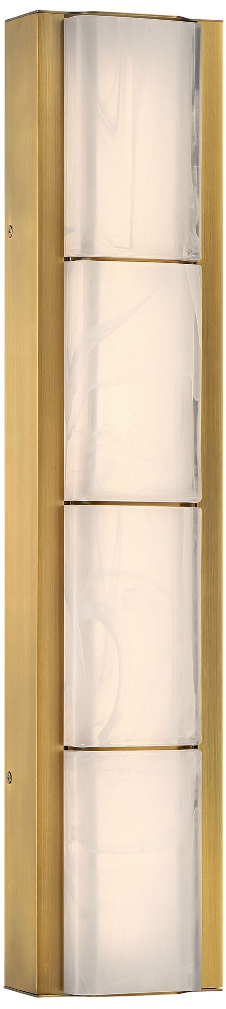 Image 3 Eurofase Gibraltar 25" Integrated LED Vanity Light in Antique Brass more views