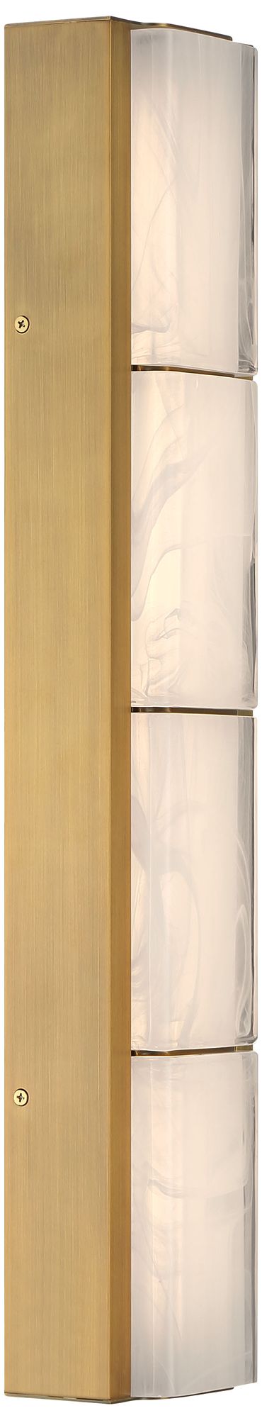 Image 5 Eurofase Gibraltar 25" Integrated LED Vanity Light in Antique Brass more views