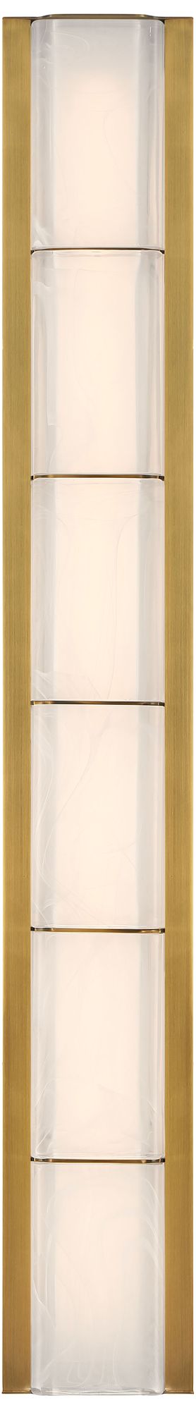 Eurofase Gibraltar 37" Integrated LED Vanity Light in Antique Brass