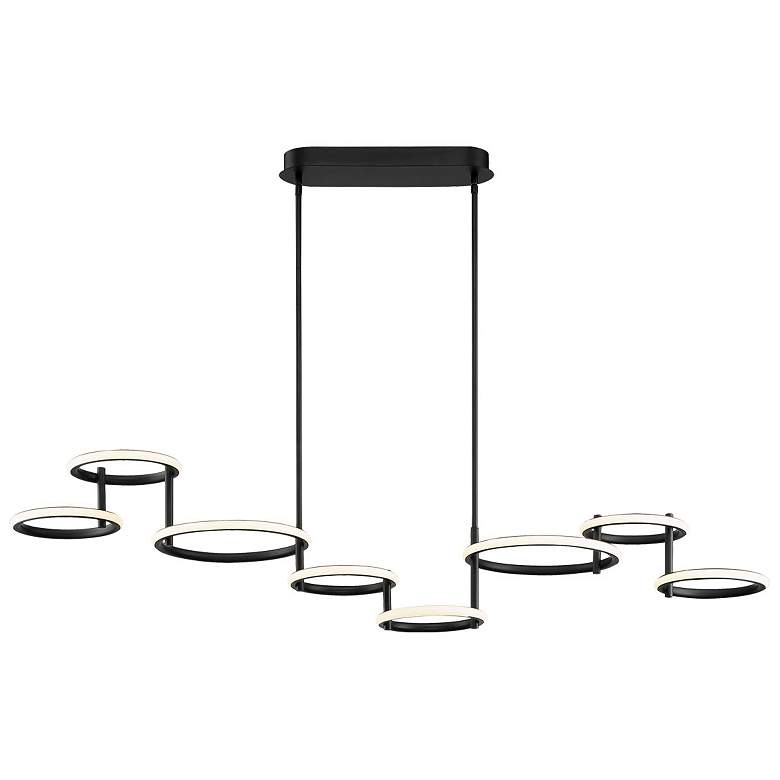 Image 1 Eurofase Giro 13 In. x 13.50 In. Integrated LED Chandelier in Black