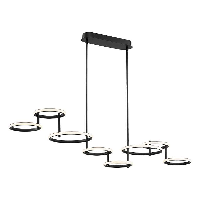 Image 3 Eurofase Giro 13 In. x 13.50 In. Integrated LED Chandelier in Black more views