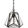 Eurofase Glacier 11 1/2" Wide Bronze Lantern Mini-Pendant