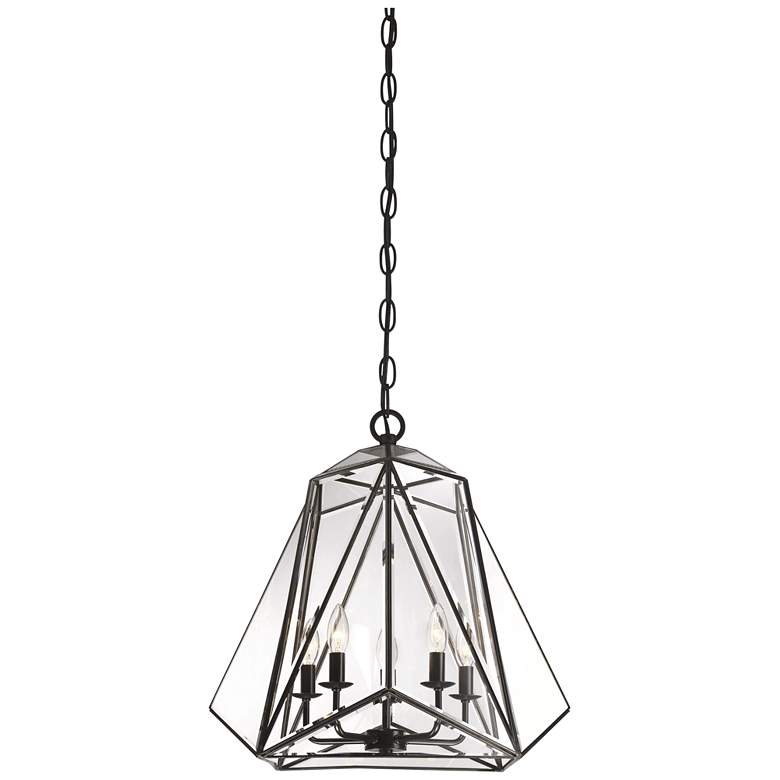 Image 3 Eurofase Glacier 21 1/4" Wide Bronze 5-Light Lantern Pendant more views