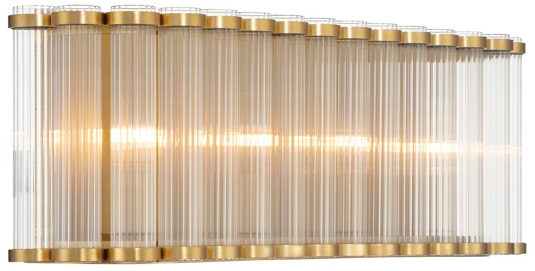 Image 4 Eurofase Glasbury 4-Light 24" Vanity Light in Gold more views