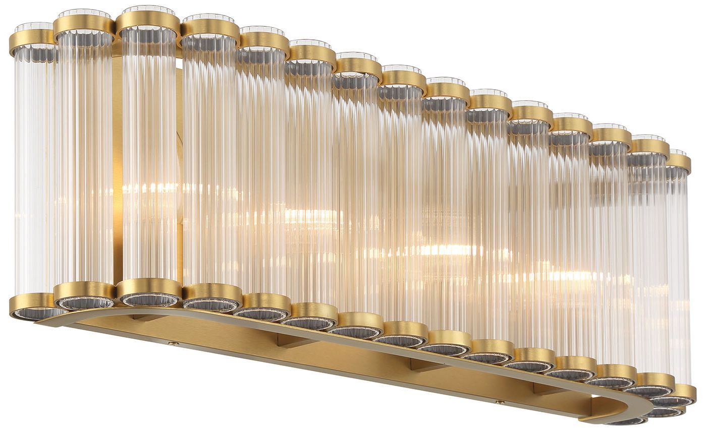 Image 6 Eurofase Glasbury 4-Light 24" Vanity Light in Gold more views