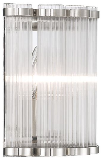 Image 5 Eurofase Glasbury 4-Light 24" Vanity Light in Polished Nickel more views