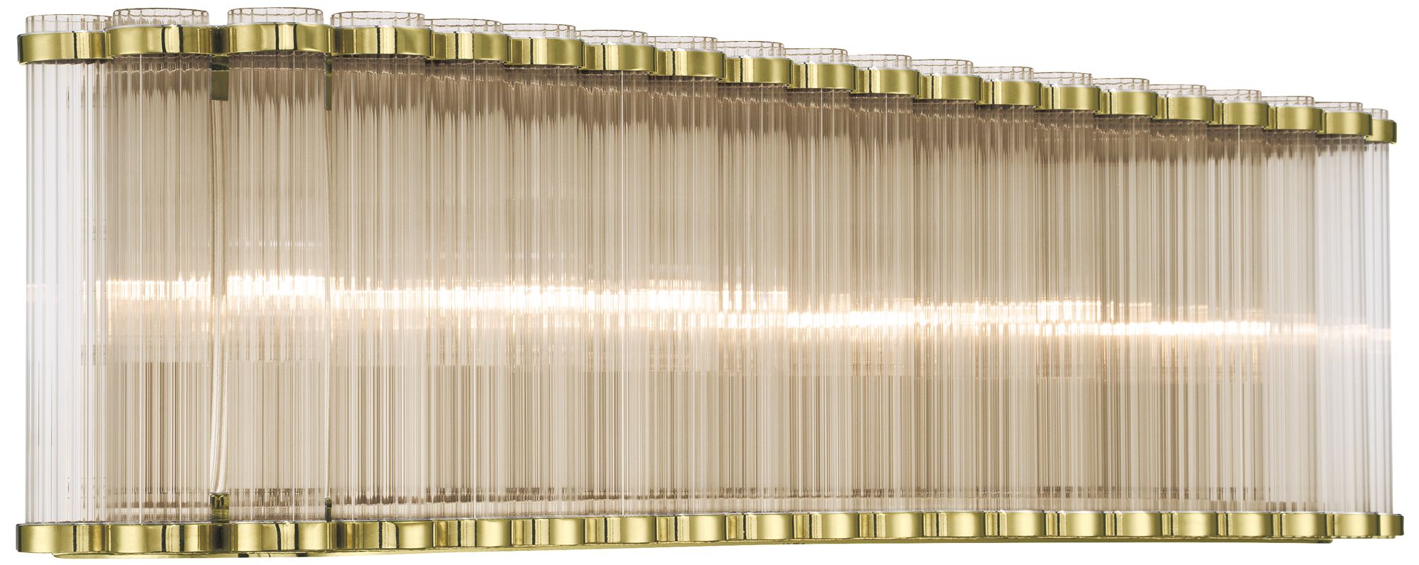 Image 2 Eurofase Glasbury 6-Light, 32" Vanity Light in Gold more views