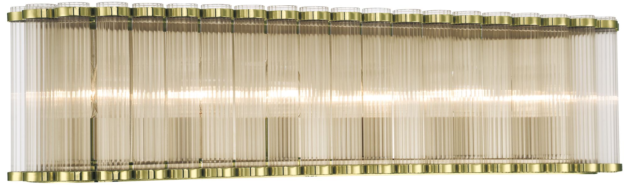 Image 5 Eurofase Glasbury 6-Light, 32" Vanity Light in Gold more views