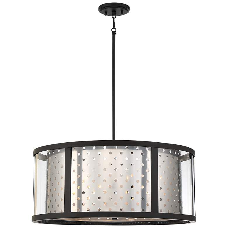 Image 2 Eurofase Grado 25 inch Wide Chrome Pendant Light