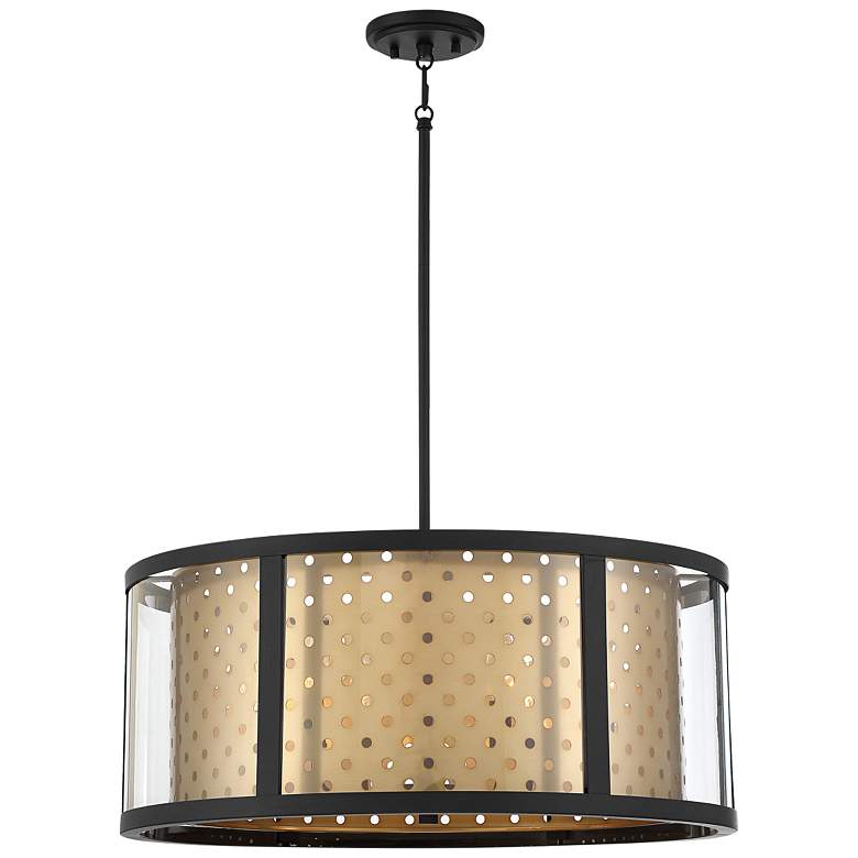 Image 2 Eurofase Grado 25 inch Wide Gold Pendant Light