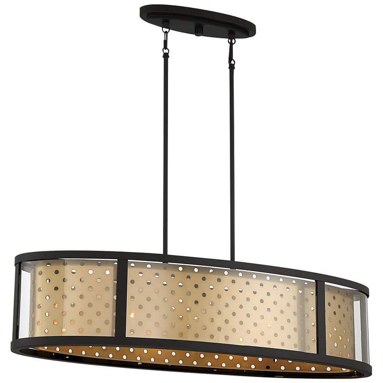 Image 2 Eurofase Grado 38 inch Wide Gold Pendant Light