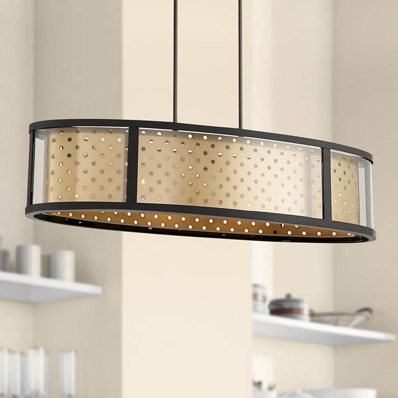 Image 1 Eurofase Grado 38" Wide Gold Pendant Light