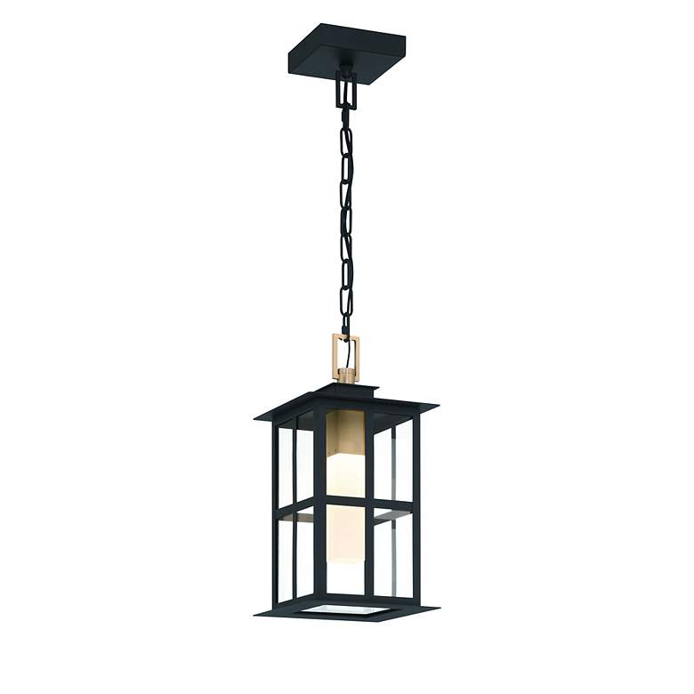 Image 3 Eurofase Greyson 16" LED Pendant Brass and Black more views
