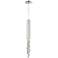 Eurofase Groove 5 3/4" Wide Chrome Mini Pendant