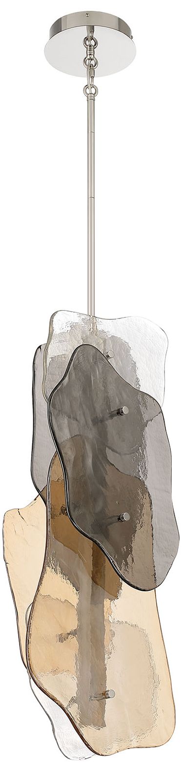 Image 5 Eurofase Grotto 36" Integrated LED Pendant in Polished Nickel more views