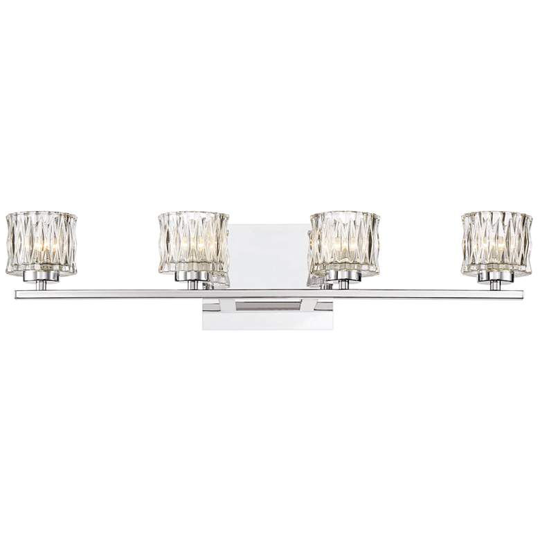 Image 2 Eurofase Guelph 24 1/2" Wide Chrome 4-Light LED Bath Light