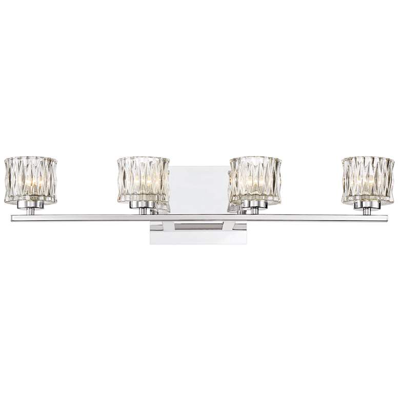 Image 2 Eurofase Guelph 24 1/2 inch Wide Chrome 4-Light LED Bath Light