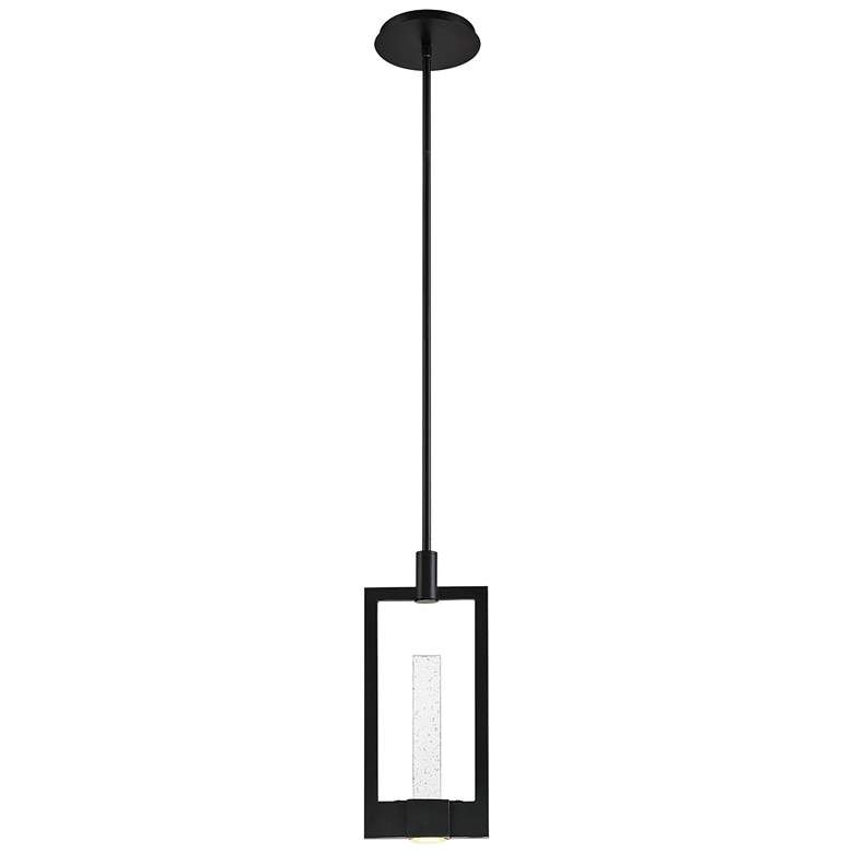 Image 2 Eurofase Hanson 7" Wide Black 2-Light LED Mini Pendant Light