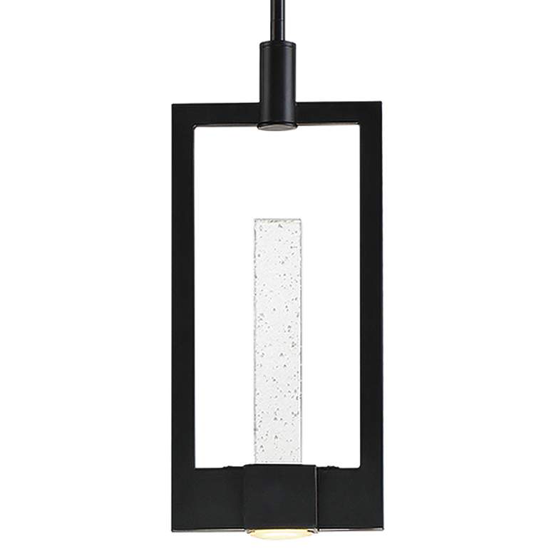 Image 3 Eurofase Hanson 7 inch Wide Black 2-Light LED Mini Pendant Light more views