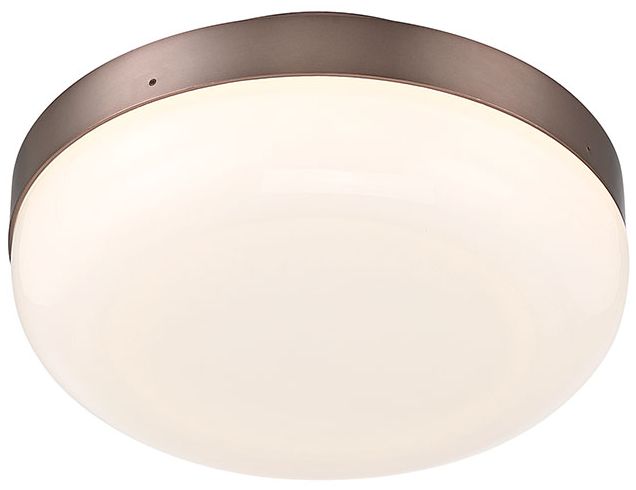 Image 3 Eurofase Harwel 12" Integrated LED Flush Mount in Harlow Bronze more views