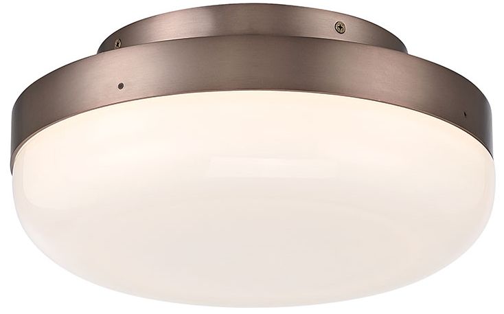 Image 4 Eurofase Harwel 12" Integrated LED Flush Mount in Harlow Bronze more views