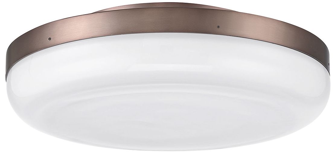 Image 4 Eurofase Harwel 18" Integrated LED Flush Mount in Harlow Bronze Finish more views