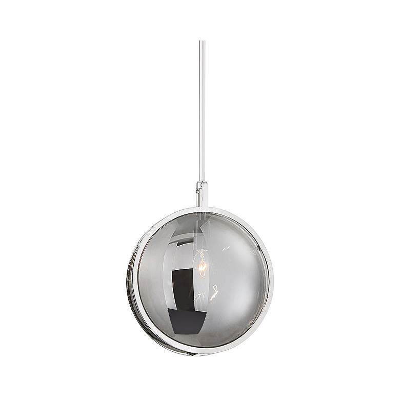 Image 1 Eurofase Havendale 9 3/4 inch Wide Nickel Sphere Mini Pendant