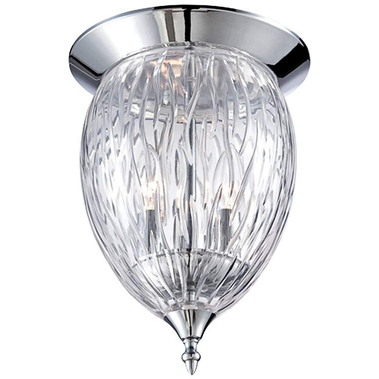 Image 1 Eurofase Hazel 9 1/2 inch Wide Clear Glass Ceiling Light