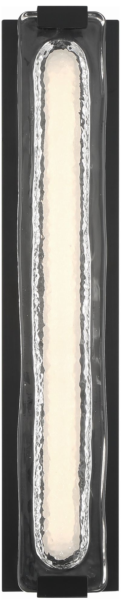 Eurofase Hiltic 24" Matte Black Integrated LED Outdoor Wall Sconce