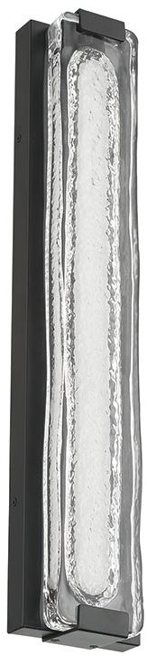 Image 2 Eurofase Hiltic 24" Matte Black Integrated LED Outdoor Wall Sconce more views