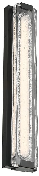 Image 3 Eurofase Hiltic 24" Matte Black Integrated LED Outdoor Wall Sconce more views