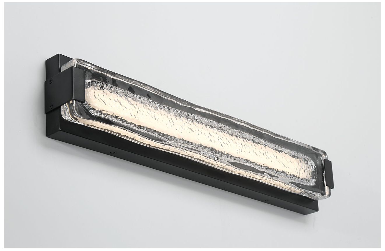 Image 6 Eurofase Hiltic 24" Matte Black Integrated LED Outdoor Wall Sconce more views