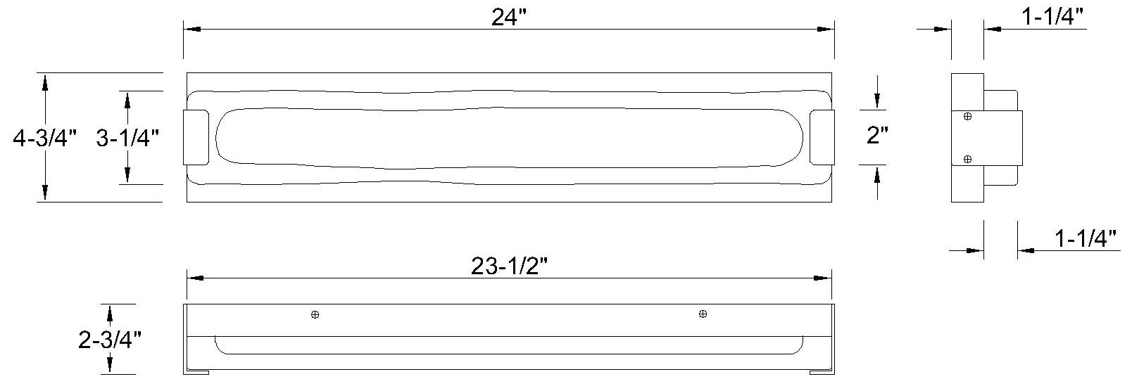 Eurofase Hiltic 24" Matte Black Integrated LED Outdoor Wall Sconce