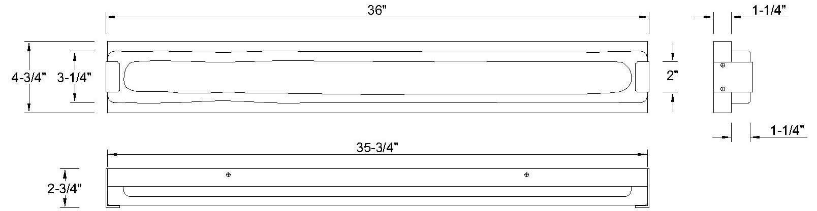 Eurofase Hiltic 36" Integrated LED Outdoor Wall Sconce in Matte Black