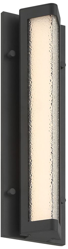 Image 3 Eurofase Hy50 16" Integrated LED Outdoor Wall Sconce in Sand Black more views