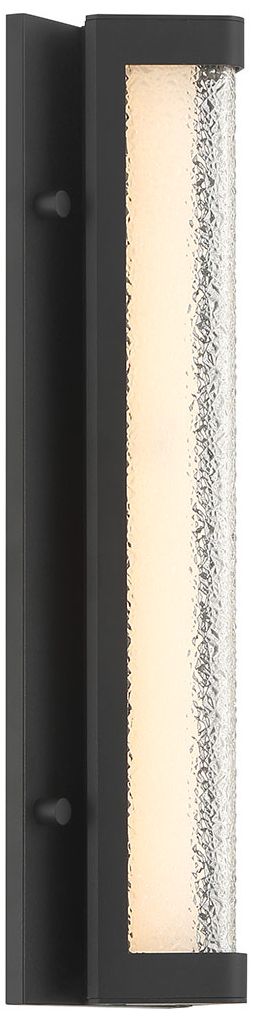 Image 4 Eurofase Hy50 16" Integrated LED Outdoor Wall Sconce in Sand Black more views