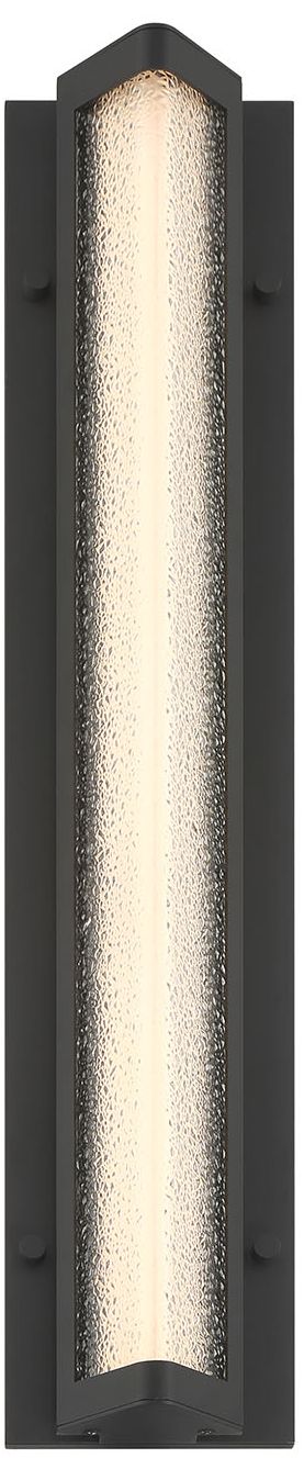 Image 2 Eurofase Hy50 25" Integrated LED Outdoor Wall Sconce in Sand Black more views