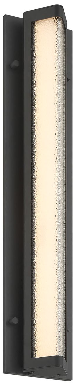 Image 3 Eurofase Hy50 25" Integrated LED Outdoor Wall Sconce in Sand Black more views