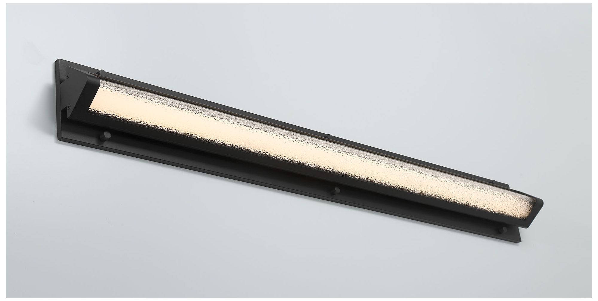 Eurofase Hy50 40" Integrated LED Outdoor Wall Sconce in Sand Black
