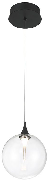 Image 3 Eurofase Iissa 6" Integrated LED Pendant - Black more views