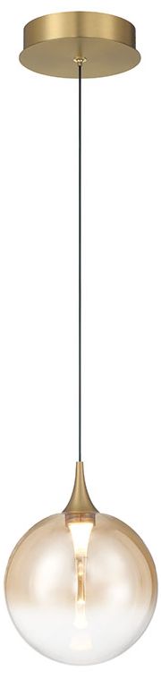 Image 2 Eurofase Iissa 6" Integrated LED Pendant, Matte Black more views