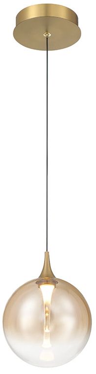 Image 3 Eurofase Iissa 6" Integrated LED Pendant, Matte Black more views