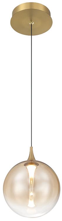 Image 4 Eurofase Iissa 6" Integrated LED Pendant, Matte Black more views