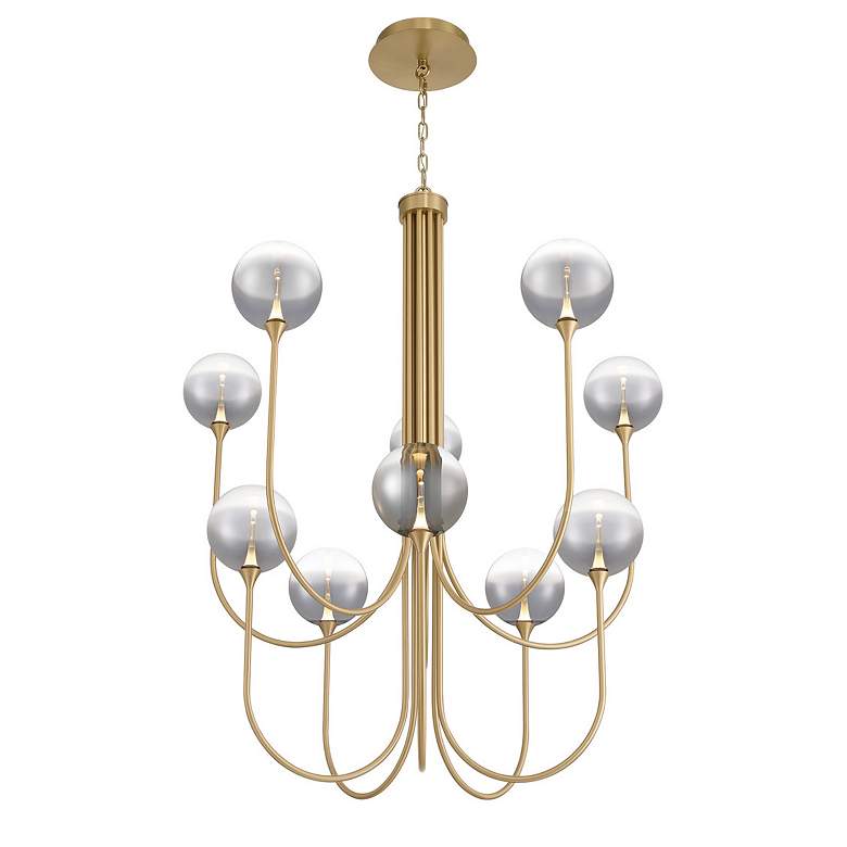Image 2 Eurofase Iissa, Chandelier, 10-Light, 40", Gold, Smoked Glass more views