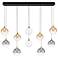 Eurofase Iissa, Chandelier, 10-Light, 47", Gold, Mixed Glass