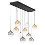 2_Eurofase Iissa, Chandelier, 10-Light, 47", Gold, Mixed Glass more views