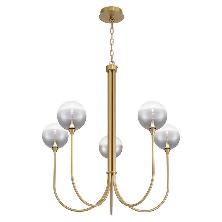 Image 2 Eurofase Iissa, Chandelier, 5-Light, 34", Gold, Smoked Glass more views