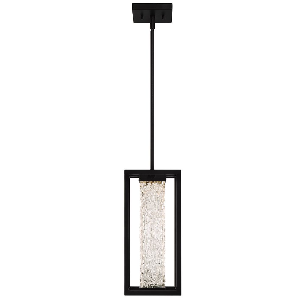 Image 2 Eurofase Ilya 15.25 In. x 7 In. Integrated LED Pendant in Black more views