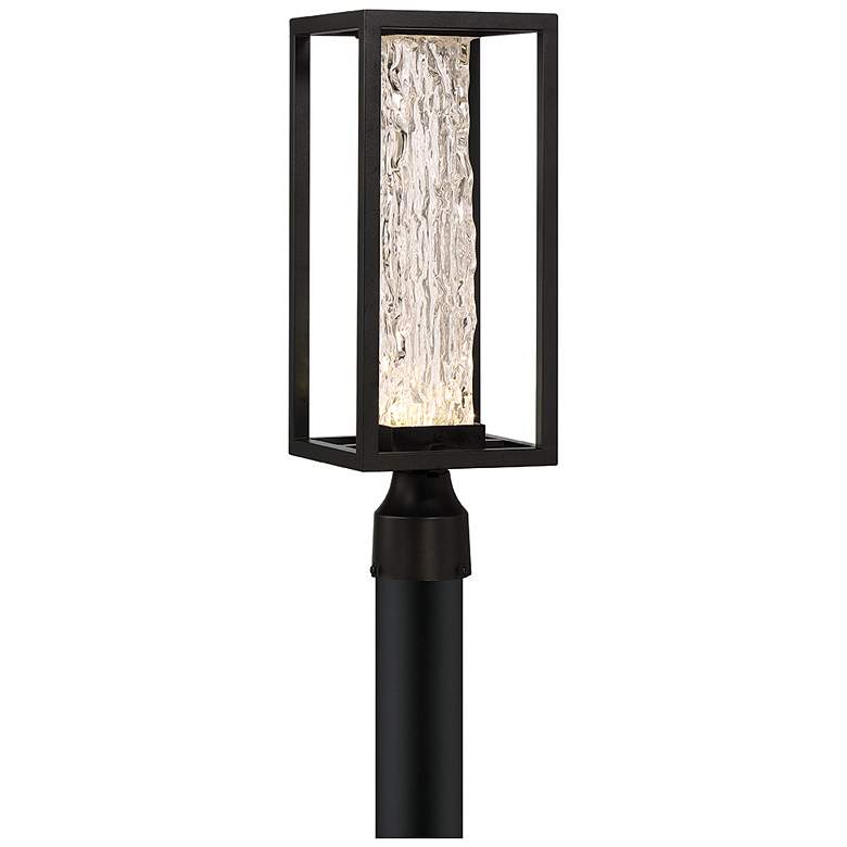 Image 1 Eurofase Ilya 19 In. x 7 In. Integrated LED Post Lantern in Black