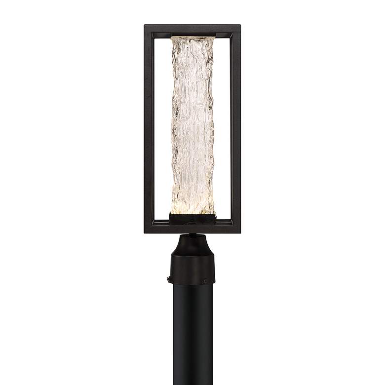 Image 2 Eurofase Ilya 19 In. x 7 In. Integrated LED Post Lantern in Black more views